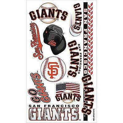 San Francisco Giants Face Face Decals, 10ct